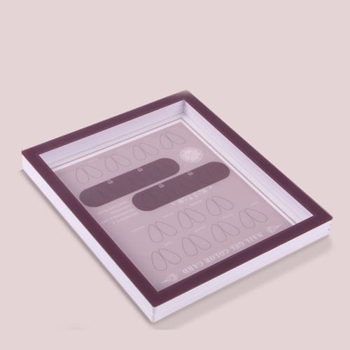 Cuaderno Expositor De Consejos Para Uñas, Tabla De Esmaltes
