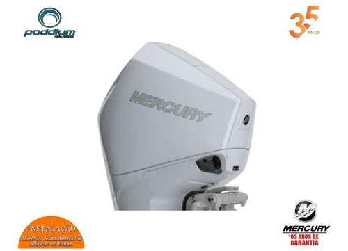 Imagem 3 de 8 de Motor Mercury 4t 225hp Xl V6 Dts Comando Eletrônico Poddium