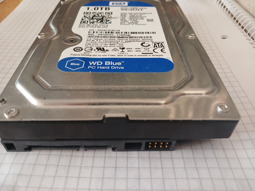 Western Digital Blue 1tb Wd10ezex (crystaldisk=bueno) Azul (Usado)