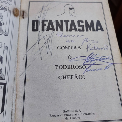 Imagem 9 de 10 de Lote Com 5 Gibis Antigos O Fantasma 1970 A 1974 + 1 Brinde