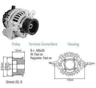 Alternador Zm Alt-9010806