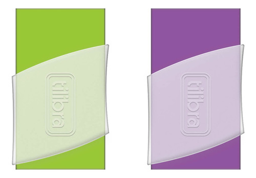 Borracha Plástica Média Neon Kit Com 2 Un. Sortida Tilibra