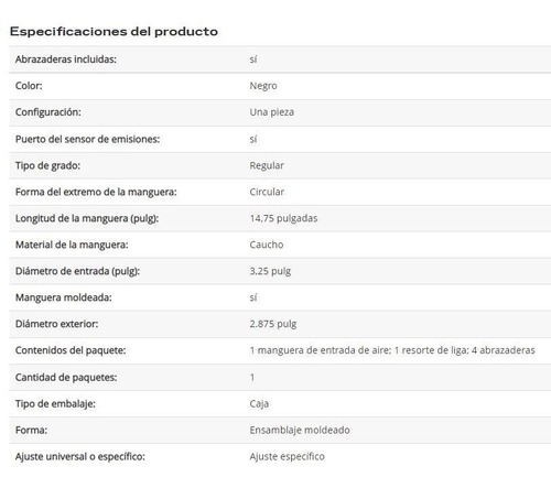 Ducto Manguera Cuerpo Aceleracion Oem: 17228pvja10