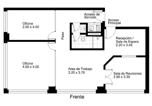 Av. Corrientes Y Montevideo. Dueño Vende Oficina 70 M2 En Excelente Ubicación E Impecable Estado. En Un Edificio Moderno Para Uso Profesional Y Comercial.