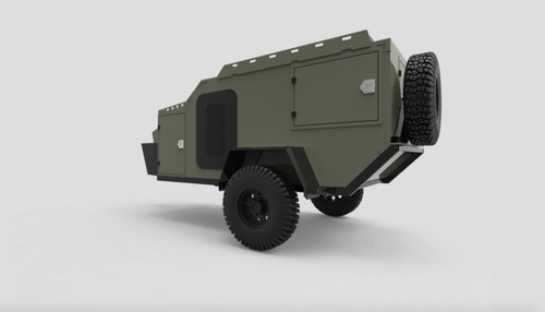 Projeto Mini Trailer Off Road Camper Carretinha Reboque