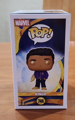 Funko Pop Eternals Kingo 746, Exclusivo Collector Corps (Usado)
