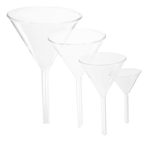 Juego De Embudos De Vidrio Glassware Laboratory, Tarros De C