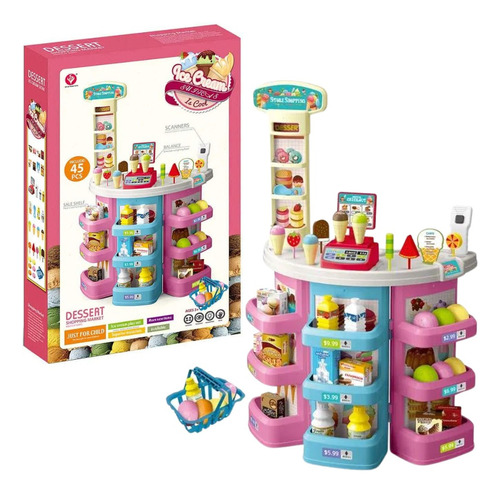 Supermercado De Juguete C/ Balanza Y Accessorios