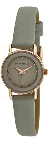 Laura Ashley Reloj Con Correa De Cuero Vegano Para Mujer Con