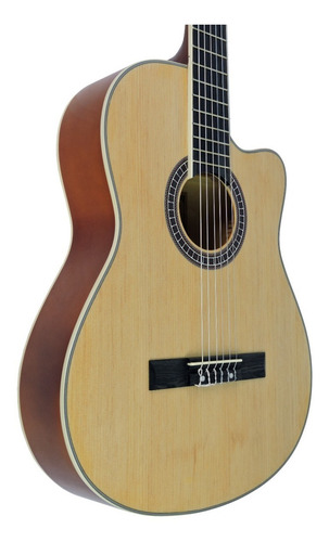 Violão Deviser Profiss Nylon Ac Cutway L-330 Nt+ Capa+ Afin