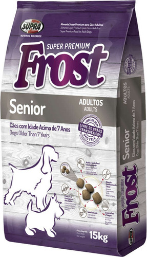 Ração Frost Senior 7+ Cães Adultos Todas Raças 15kg