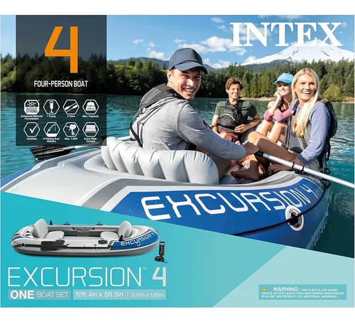Intex Serie De Botes Inflables De Excursión: Incluye Remos