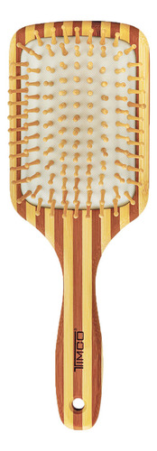 Cepillo Ecológico Madera Natural Brush Acolchado Cmc02 Timco Color Beige
