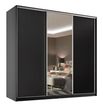 Comprar Guarda Roupa Casal 3 Portas Em Bp Com 1 Espelho E Belluno Wt