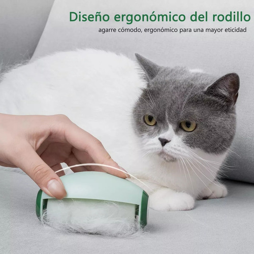 2pcs Quita Pelo Mascota Lavable,rodillo Quitapelusas