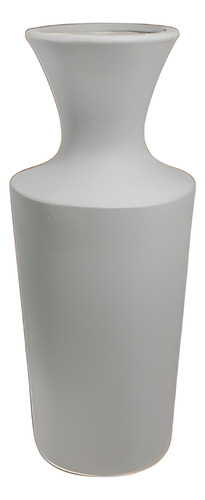 Florero Ceramica Gris Alto 30cm Lh-3716