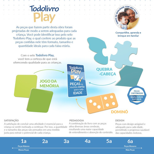 Livro Histórias Bíblicas Com Quebra Cabeça Progressivo 3 Anos Edição 1 Português 2023 Todolivro