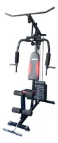 Comprar Multigimnasio Multigym Jbh Hg2 50 Kilos El Mas Reforzado! C Estructura Negro Tapizado Negro con Rojo