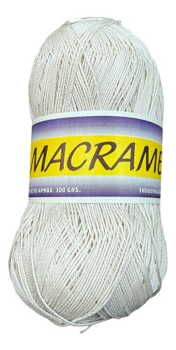 Hilo Macrame En Ovillo Por 500 Gr Crudo