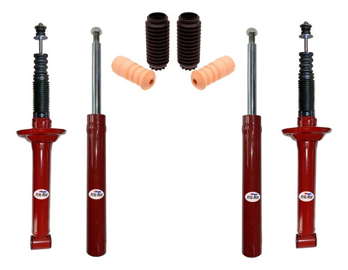 Kit X4 Amortiguadores Fric Rot Gol Ab9/power+ Fuelle & Topes