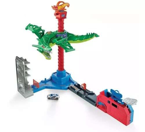 Brinquedos - Pista Hot Wheels City Ataque de Triceratops - Mattel - Loja  Virtual