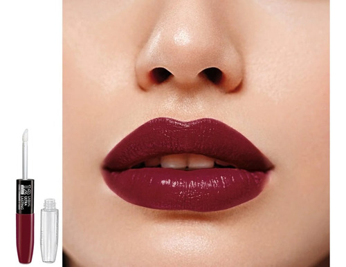 Petrizzio Labial 2 Pasos Ultra Lasting 12 Hrs Larga Duracion Color Italian Red