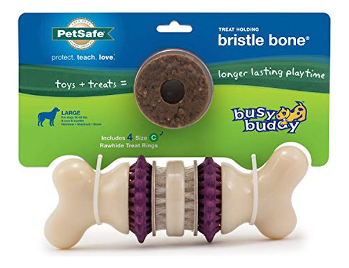 Juguete Masticable Para Perros Petsafe Busy Buddy Bristle Bo