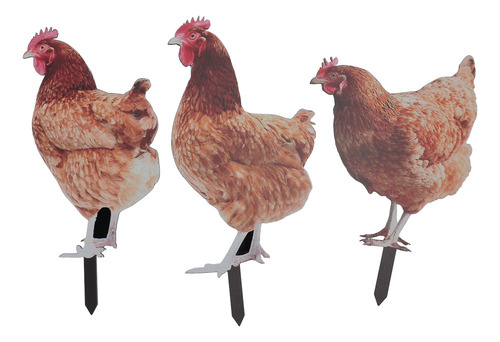 Estatua Realista De Gallina Y Gallina Con Forma De Gallina P