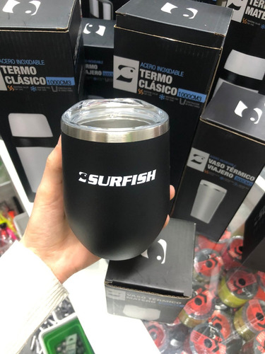 Imagen 3 de 4 de Mate Vaso Surfish Termico Acero Inoxidable Matero Libre Bpa