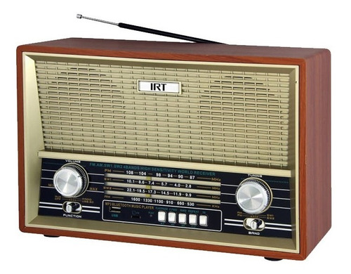 Radio Retro Bluetooth Irt Irt Color Natural