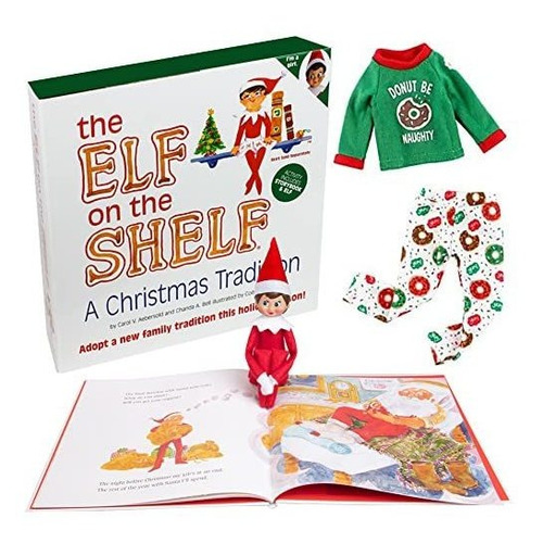 The Elf On The Shelf - Girl Elf Giftset Con Donut Pajama Set