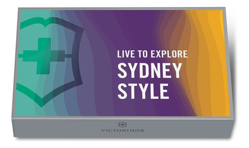 Cortapluma Victorinox Companion Estilo Ciudades + Cordon. Color Sydney Style
