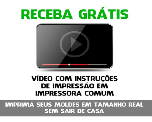 Imagem 2 de 3 de Kit Moldes - (5 Modelagens A Escolha) Moldes Digitais