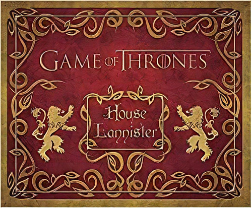 Game Of Thrones: House Lannister Deluxe Stationery Set, De . Hbo. Editorial Insights En Inglés