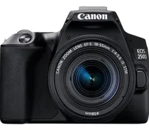 Comprar Cámara Canon Eos 250d + Lente 18-55mm + Kit Accesorios