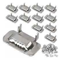 Comprar Grapas O Hebillas P\u002Ffleje Acero Inoxidable 1\u002F2 Pqt. 100 Pza