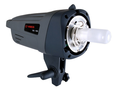 Imagen 3 de 10 de Kit Flash Visico 300w + Tripode + Soft Box Con Panal + Radio