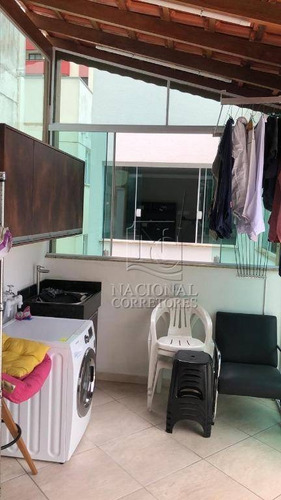 Cobertura Com 3 Dormitórios À Venda, 110 M² Por R$ 690.000,00 - Vila Gilda - Santo André/sp - Co2707