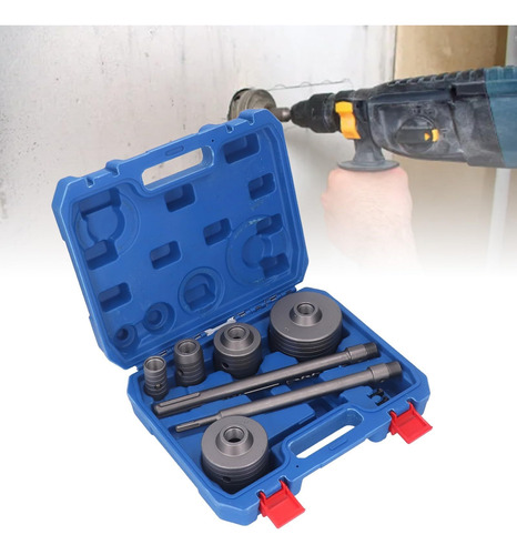 Kit De Sierra Perforadora Para Hormigón De 9 Piezas