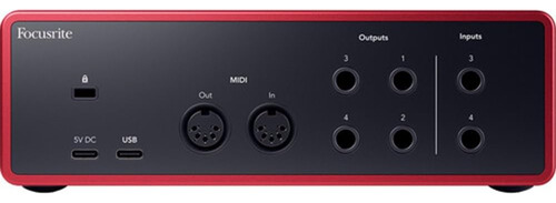 Interfaz Usb-c Focusrite Scarlett 4i4 (cuarta Generación) Pa