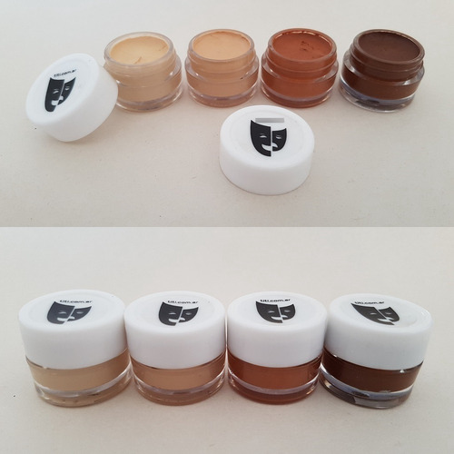 Imagen 2 de 2 de Base Cremosa Maquillaje Titi Mini Pote 5gr - Piel 4/mulato