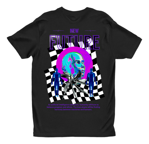 Camiseta New Future Inteligência Artificial Estampa Única