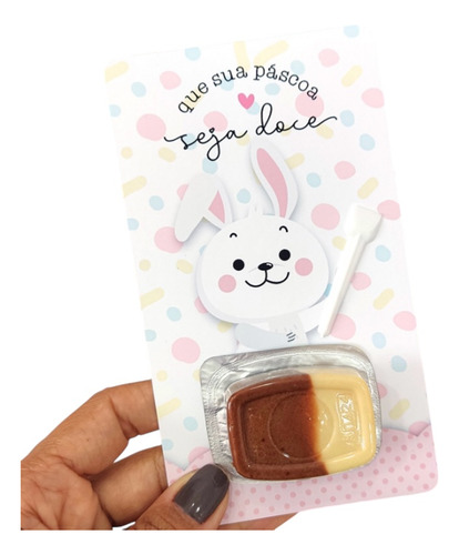 Páscoa 100 Cards Com Chocolate Nucita