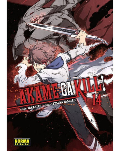 Akame Ga Kill! No. 14: Akame Ga Kill! No. 14, De Takahiro. Serie Akame Ga Kill! Editorial Norma Comics, Tapa Blanda En Español, 2017