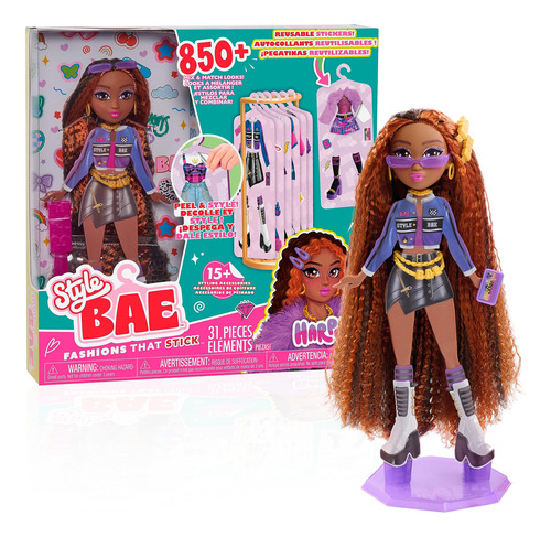 Style Bae Just Play Style Bae Muñeca Para Peinar Harper Co