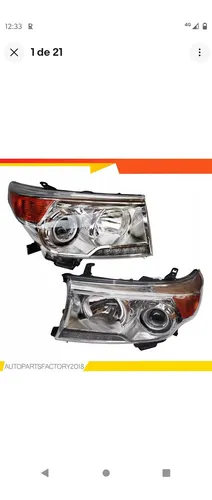 comprar Faros Toyota Roraima 2013 2014 2015 Lc200  A 28  Dias