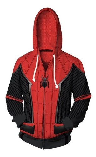 Chamarra Con Cremallera De Halloween 3d Spiderman Cosplay