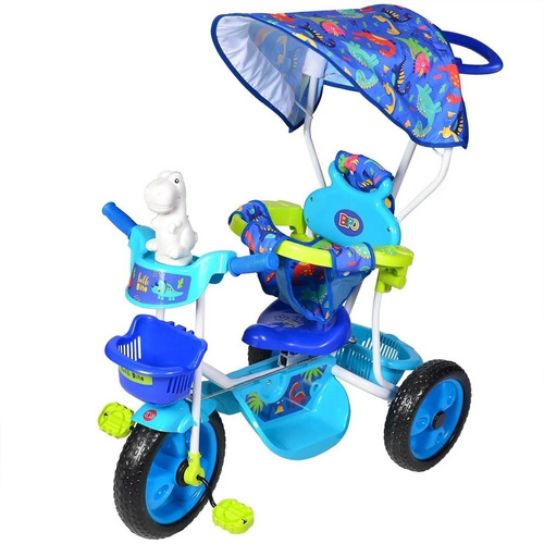 Triciclo Infantil Manija Direccional Con Capota Bipo