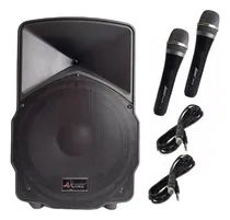 Comprar Bafle Apogee Bt115 + 2 Microfonos Karaoke Bluetooth Parlante