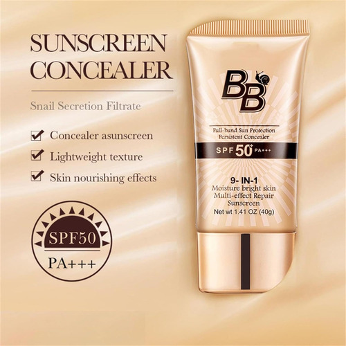 . Bb Cream Hidratante Con Spf 50 Bálsamo De Belleza 9 En 1